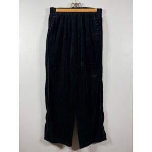 Sweatsedo Velour Track Pants Black Size XXL